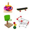 Bird Training Toys Parrot Toy Basketball Stacking Rings for Lovebird Conure