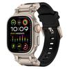 Ремешок для Apple Watch Ultra 2 Браслет 49 мм 45 мм 44 мм 42 мм 44 мм Прочный металлический+Силиконовый Браслет correa iWatch Серии 9 6 5 4 7 8 SE