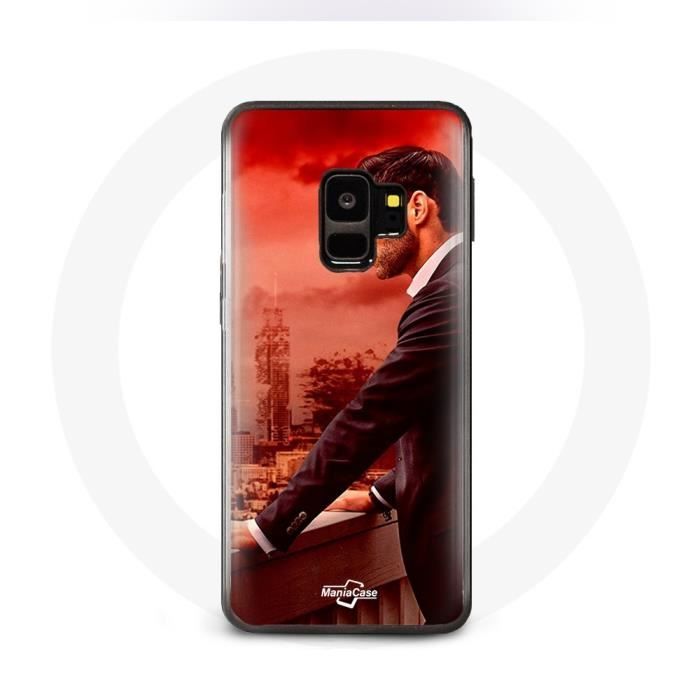Coque pour Samsung Galaxy S9 plus Lucifer Morningstar Saison 5 Série