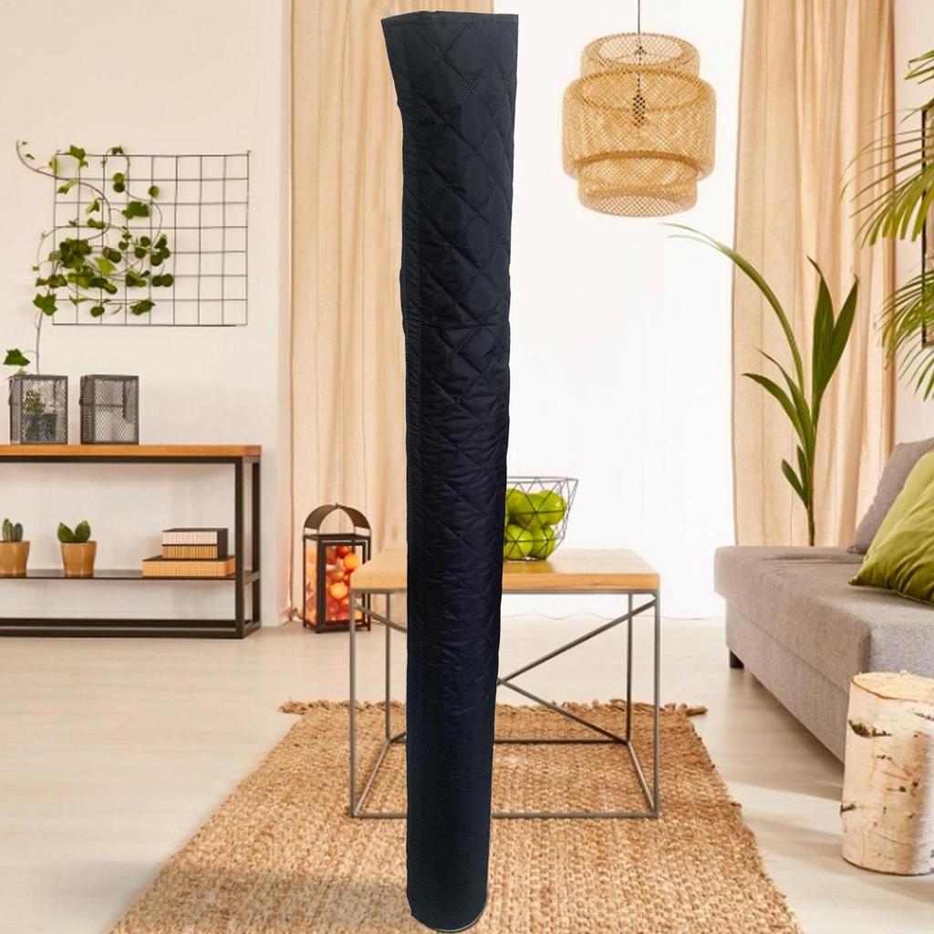 Air Conditioner Hose Cover Wrap Duct Vent Cover Sleeve Waterproof 5.9Inch Ling Insulated Sleeve for Protection Longevity Tube