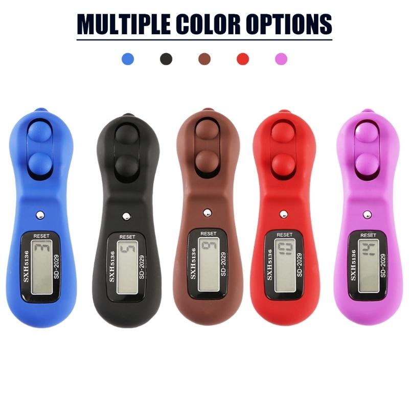 Handheld Electrical Finger Counter Digital Counter Prayer Suitable for Mindfulness Meeting Accurate Counting Outdoor Use