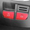 2Pcs Car Electronic Handbrake Hand Brake Button Sticker Cover Trim Accessories