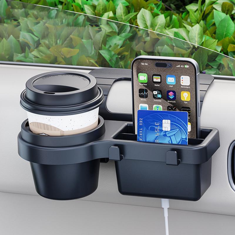 Side Window Phone Slot For SHARK 6 Hanging Organizer with Cup Holder Car Side Door Storage Box Multifunctional Auto Accessories