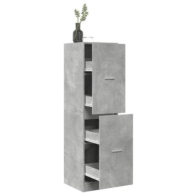 Vidaxl Szafka Apteczna, Szarość Betonu, 40X41X144,5 Cm