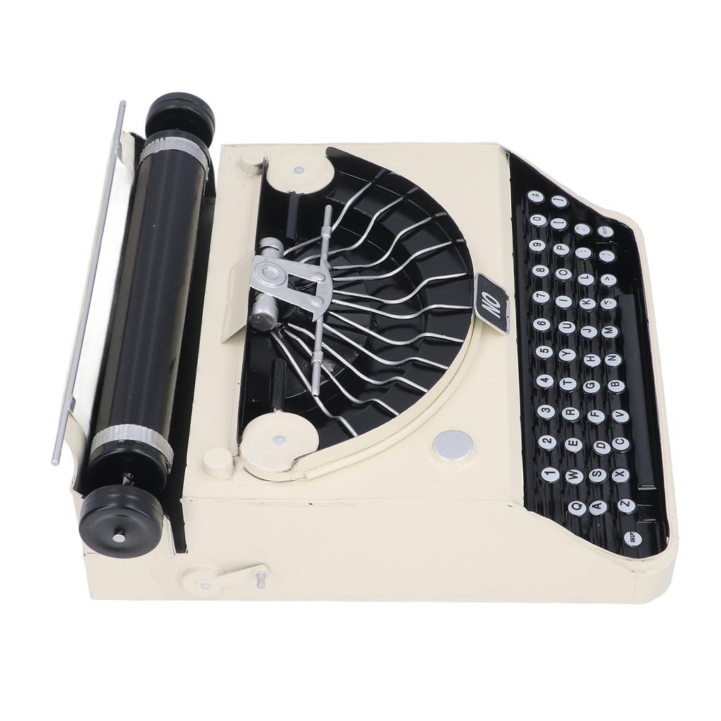Vintage Typewriter Model Handmade Retro Typewriter Props Stress Relief Typewriter Ornament Desktop