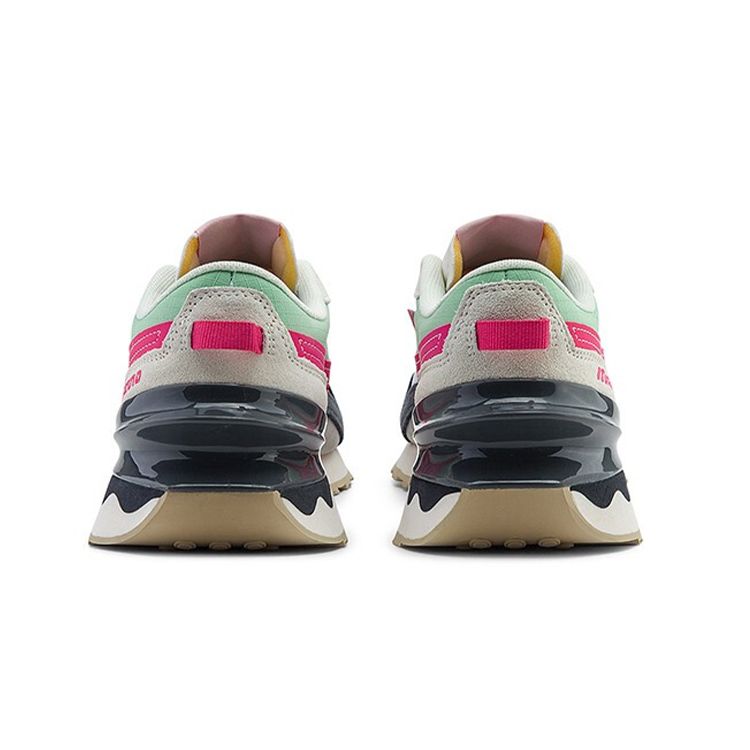 Mizuno LG 70s Низкие беговые кроссовки Ретро Мужская кроссовка Серо-сине-красные D1GH213004