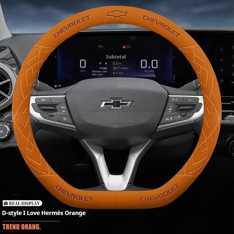 Для Chevrolet Cruze Bolt Aveo Spark Orlando Onix capti Prisma Cavalier Sail Tracker Замшевая Накладка на Руль Автомобиля Аксессуары