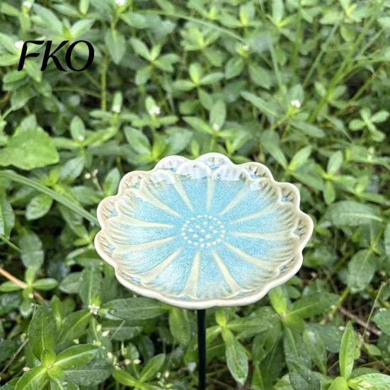 Backyard Bird Pond Bee Waterer with Stand, Butterfly Drinking Station Garden Art, Eco-friendly Habitat Accessory Flower Bath for Outdoor Yard,