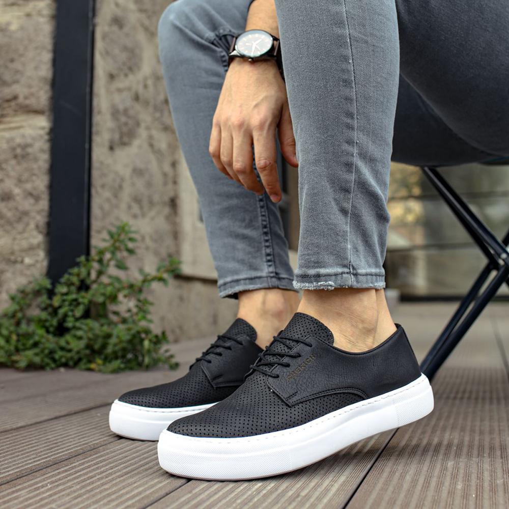 Chekich Мужская обувь Кеды Бордовый красный цвет Искусственная кожа на шнуровке Весенне-летние сезоны Удобная модная спортивная легкая дышащая CH061