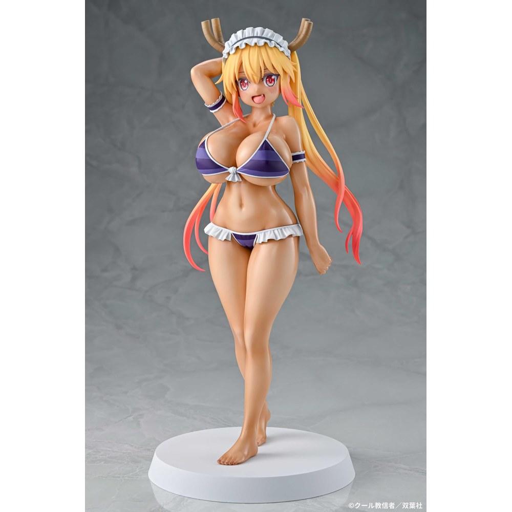 Q-six Kobayashi-san Chi no Maid Dragon Toru Bikini Style Tanned Version 1/7 Scale PVC Figure