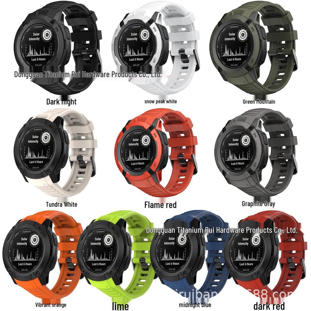 Garmin Instinct 2X Silicone Quick Release Sport Band Replacement