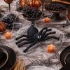 3D-печатная шарнирная фигурка паука, гибкий сустав, черная статуэтка паука, коллекционный готический орнамент для Хэллоуина, домашний декор
