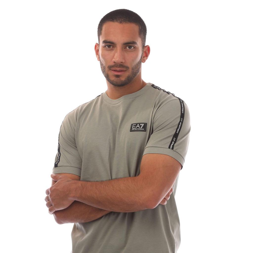 Emporio Armani Mens EA7 Logo Taped T-Shirt