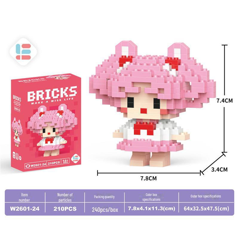 Строительные блоки из алмазных частиц «Китайский маджонг» Guochao — детский образовательный набор