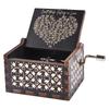 Can't Help Falling In Love Wood Music Box, Antique Engraved Musical Boxes Case for Love One Wooden Music Box - Gifts for Lover