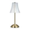 Wireless Table Lamp with Adjustable 3 Color Temperatures Stepless Dimming Touch Control for Bedroom