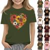 Футболки для малышей, девочек и мальчиков, детские футболки с короткими рукавами и принтом для мальчиков и девочек 1-12 лет
