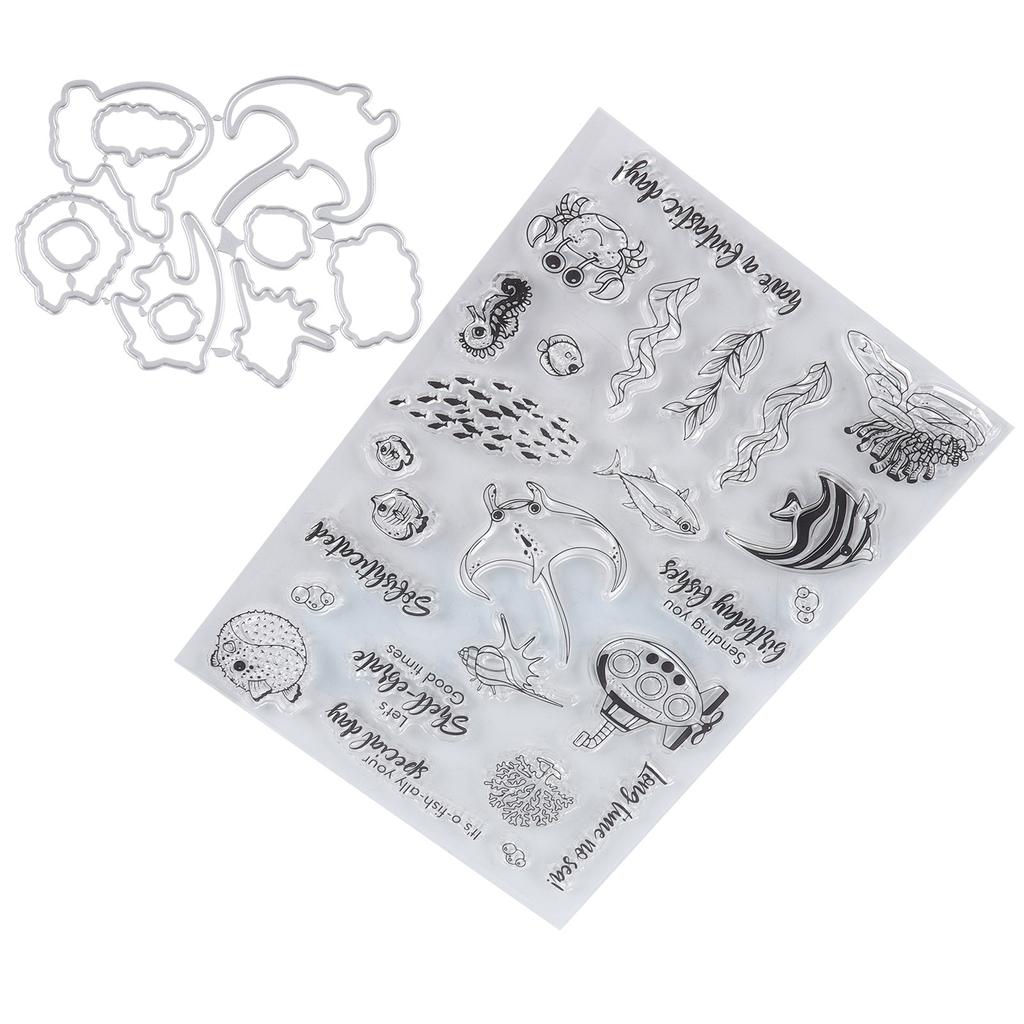 Прозрачные штампы, практичный инструмент для изготовления открыток, портативная форма для резки фотоальбомов, подарков