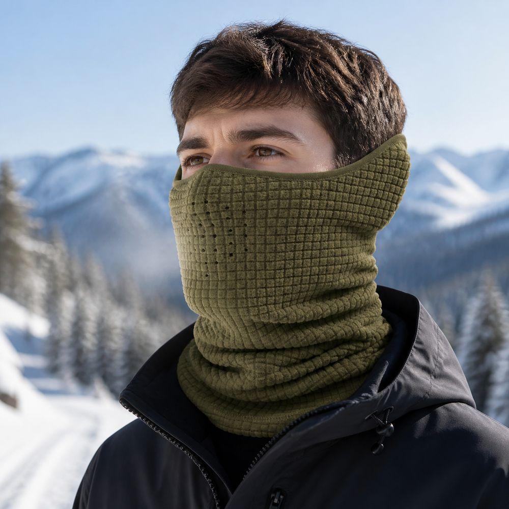 Polyester Thermal Neck Gaiter Windproof Winter Face Mask New Ear Cover Face Mask Snowboarding Gear