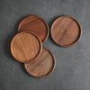 Tea Coffee Cup Pad Placemats Decor Walnut Beech Wood Coasters Durable Heat Resistant Drink Mat