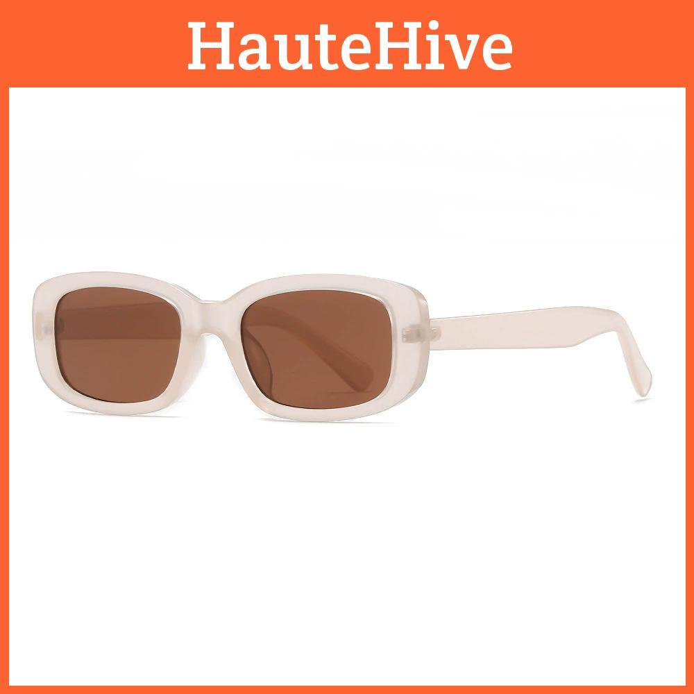 Retro Square Shape Sunglasses For Women With Uv400 Protection And Polarized Lens For Outdoor Activities