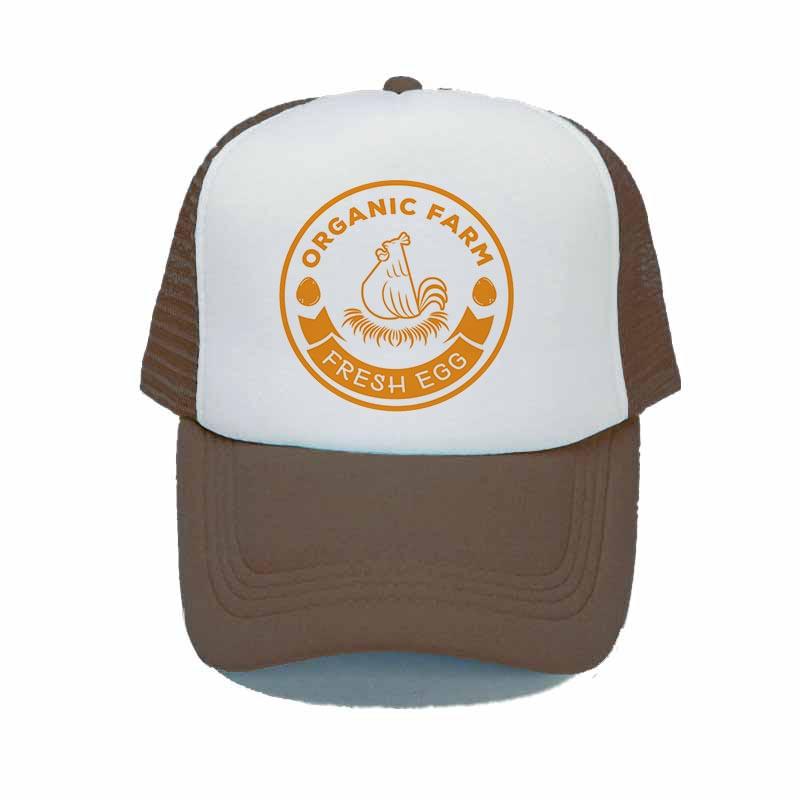 Organic Farm Fresh Eggs Truck Hat Kaszkiet Poultry Farm Hennery Hip Hop Hunting Cap For Farmers Advertising Snapback Caps YY322