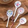 Japanese Style Dessert Spoon Heat-resistant Ramen Miso Soup Spoon  Friend
