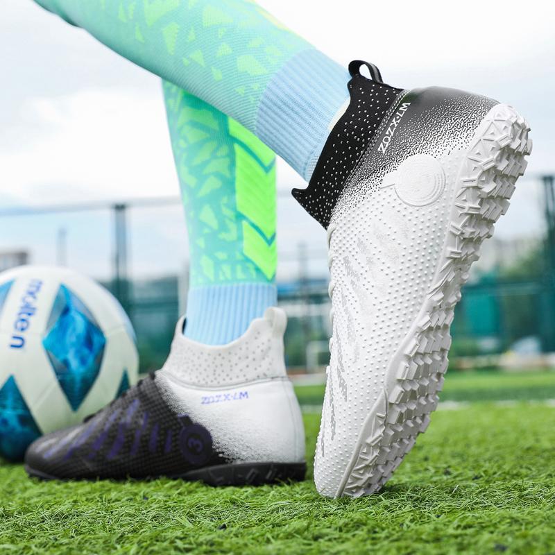 31-48 футбольные бутсы мужские с короткими ногтями TF искусственный газон профессиональные молодежные футбольные бутсы большого размера детские футбольные бутсы