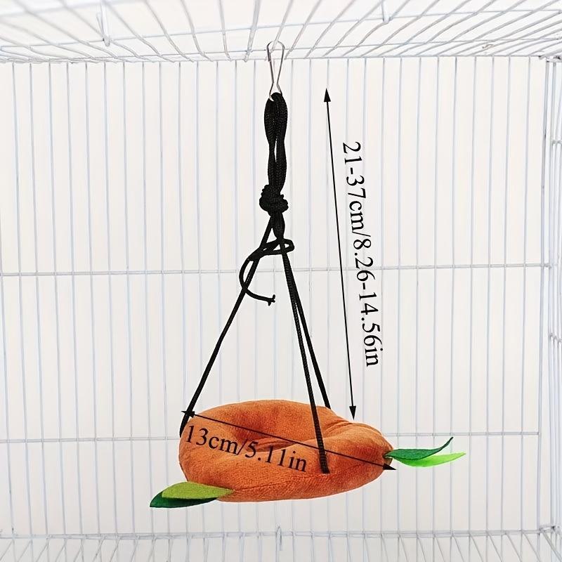 Набор качелей для домашних животных с гамаком, трубкой, веткой и листом, идеально подходящий для развлечений и скалолазания