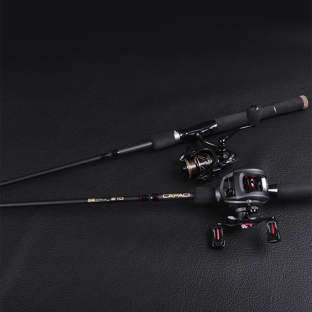 Профессиональная карбоновая приманка для ловли рыбы, сверхлегкое спиннинговое удилище 2,1 м, 2,7 м, удилище для заброса приманки для ловли окуня и щуки, аксессуар для ловли рыбы