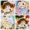 Multicolor Doll Clothes 10CM Mini Dress Set Lovely Plush Scarf Sweater Dress Toy