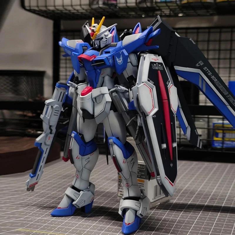 HG Rising Freedom 1/144 Seed FREEDOM С Водными Наклейками Стойка Двойная Маска Сборная Фигурка Фигурки Действия Летающий Freedom XFS