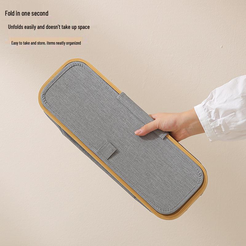 Складная водонепроницаемая корзина для хранения туалетной бумаги для ванной с крышкой