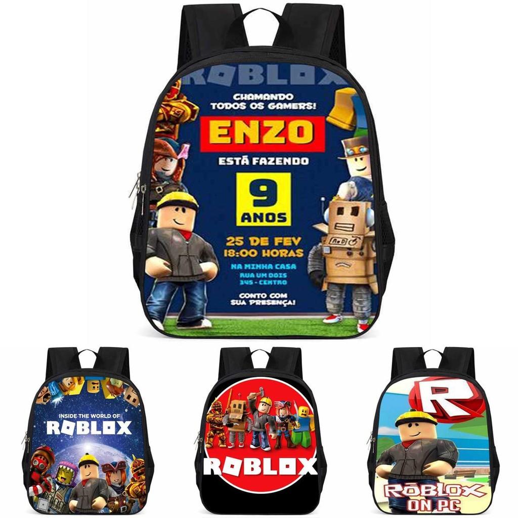 Школьный рюкзак Roblox большого объема, легкий, из Оксфордской ткани, для детей, мальчиков, девочек