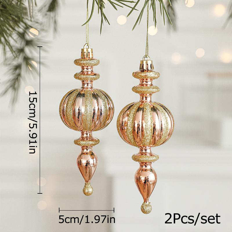 Christmas Tree Hangings Pack Of Two New Decoration Supplies