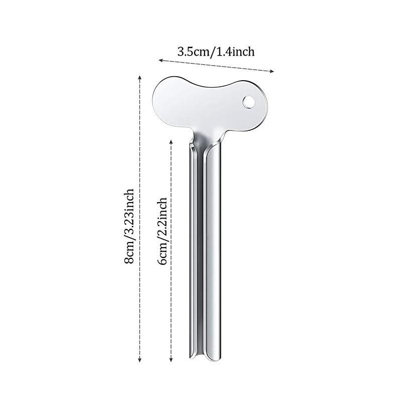Portable Stainless Steel Toothpaste Squeezer & Hair Dye Dispenser Cleanser squeezer, bathroom accessories, Half-Circle Wringer