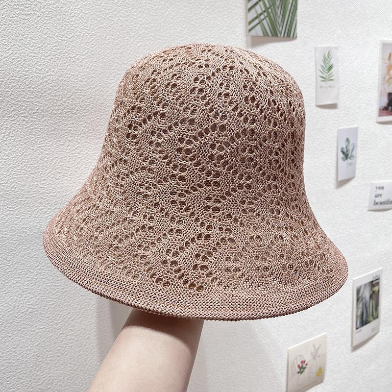 Летняя женская двухсторонняя шляпа рыбака, солнцезащитная и козырек от солнца, корейский стиль, универсальная тонкая дышащая шляпа от солнца