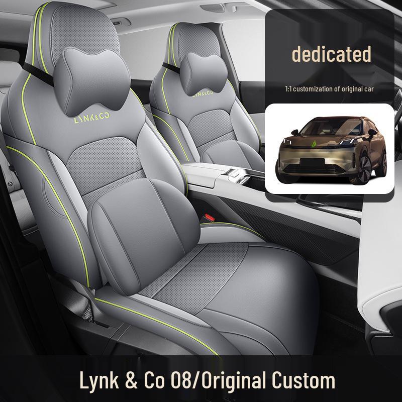 Чехол на сиденье Lynk&Co 08: 2025 Перф Кожа, Дышащая, Полное покрытие, для Про Модели Дальнего Действия 120 км