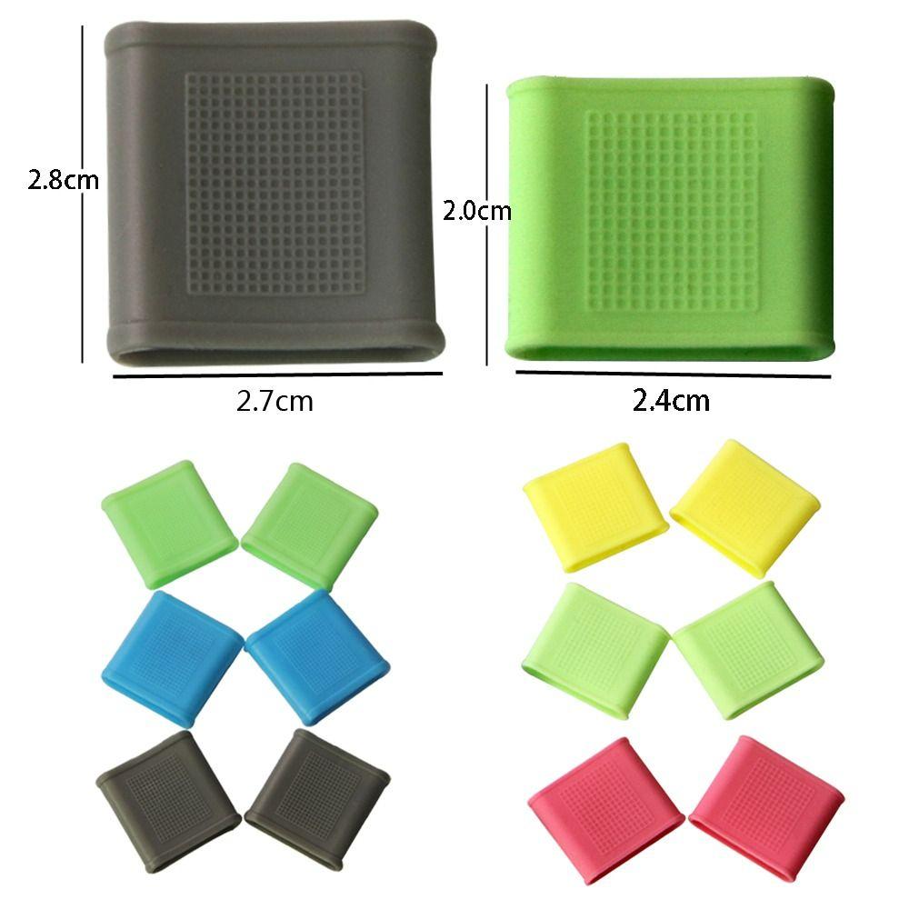 8 ШТ. Износостойкие теннисные, баскетбольные, боулинговые силиконовые спортивные напульсники для пальцев, защита для рук, поддержка, гольф-напальчники