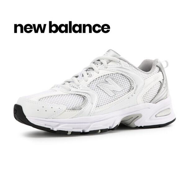 New Balance Унисекс кроссовки Белые Серебристые 530
