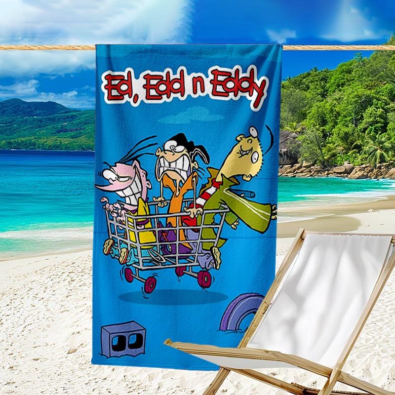 Ed Eddy Mystery Quick-Dry Microfiber Beach Towel Super Soft & Absorbent for Bath, Beach, Travel Bath Time Accessory, Fan gifts