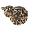 Retro Brass Hollow Gourd Chinese Traditional Diy Key Chain Lucky Pendant