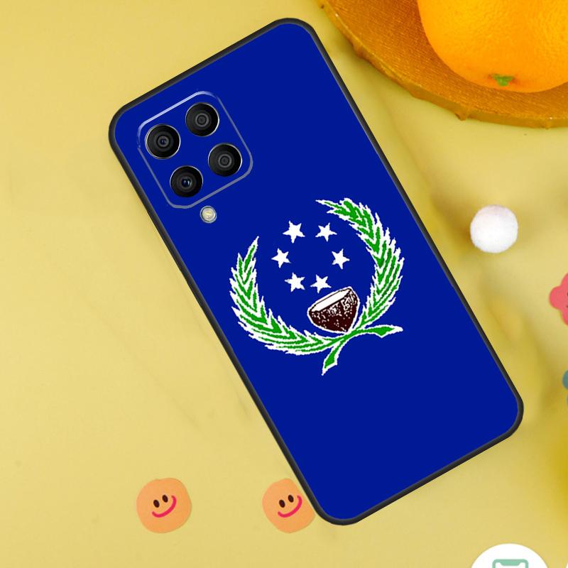 Pohnpei Ponape Flag Case For Samsung Galaxy M13 M14 M54 M23 M16 M11 M21 M31 M20 M34 M52 M32 M12 M36 M56 M15 M55