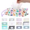 Portable Wet Wipes Bag Stroller Accessories Napkin Storage Boxes Fashion Cosmetic Pouch