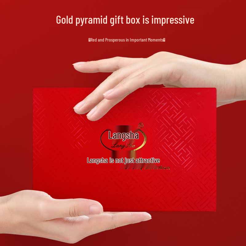 LANGSHA Женское красное счастливое нижнее белье средней посадки (Знак Зодиака Лошадь)