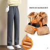 Women Winter Sports Pants Women Casual Thicken Warm Pants Harem Pants Lined Fleece Warm Sweatpants Trousers