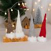 Charming Faceless Elves Christmas Doll with LED Light for Tree and Mantel