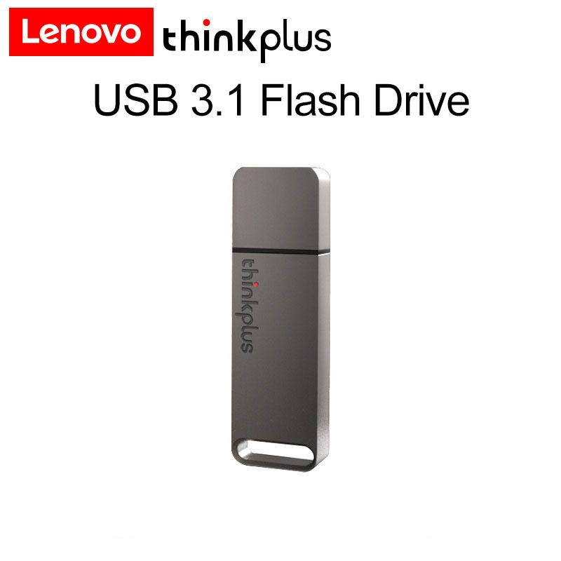 Высокоскоростной флэш-накопитель, водонепроницаемый USB-накопитель, USB-флеш-накопитель 3.1 Lenovo thinkplus 32 ГБ/64 ГБ/128 ГБ/256 ГБ, Pen Drive TU100