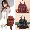 Повседневная женская многофункциональная сумка-мессенджер, модный дизайнерский женский рюкзак из мягкой искусственной кожи для школы, для подростков, дорожный рюкзак