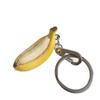 Relax with a Creative Handmade Banana Boat Pendant Keychain - Student Backpack Charm Ornament